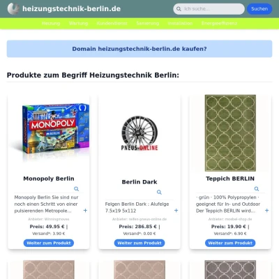 Screenshot heizungstechnik-berlin.de