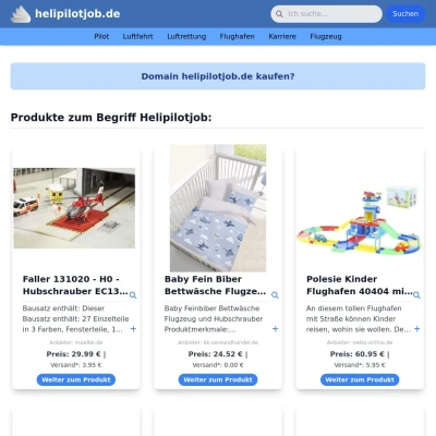 Screenshot helipilotjob.de