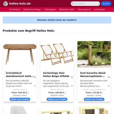 Screenshot helles-holz.de