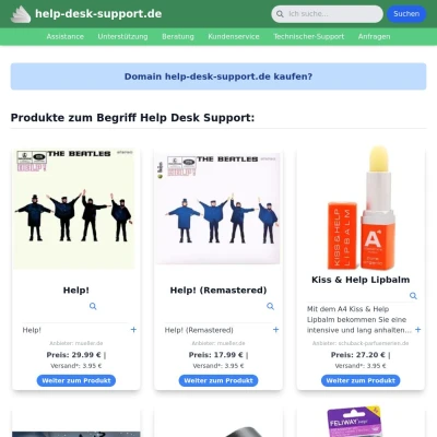 Screenshot help-desk-support.de