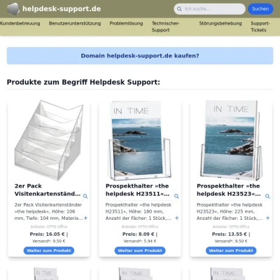 Screenshot helpdesk-support.de