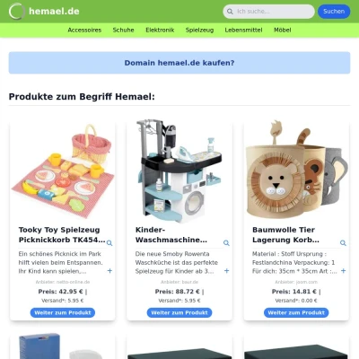Screenshot hemael.de