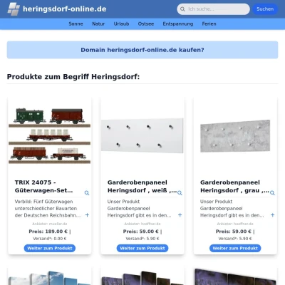 Screenshot heringsdorf-online.de