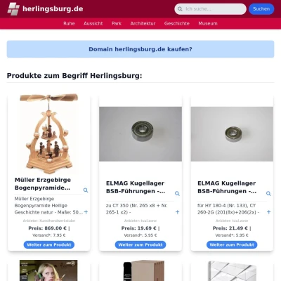 Screenshot herlingsburg.de