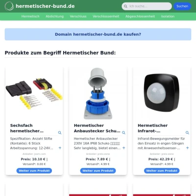 Screenshot hermetischer-bund.de