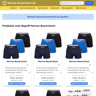 Screenshot herren-boxershort.de