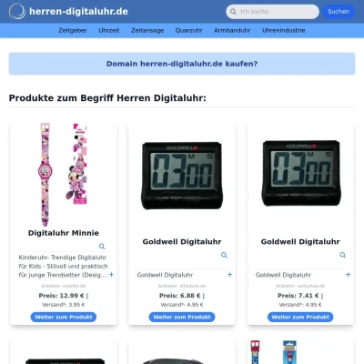 Screenshot herren-digitaluhr.de