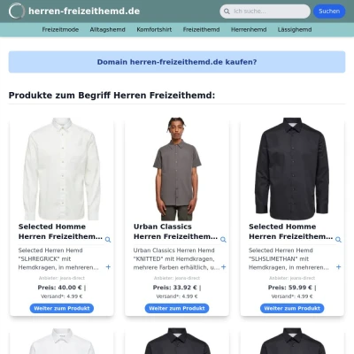 Screenshot herren-freizeithemd.de