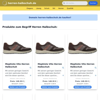 Screenshot herren-halbschuh.de