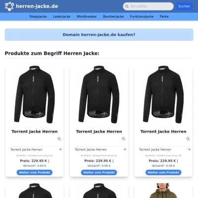 Screenshot herren-jacke.de