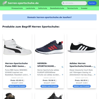 Screenshot herren-sportschuhe.de