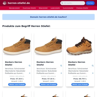 Screenshot herren-stiefel.de