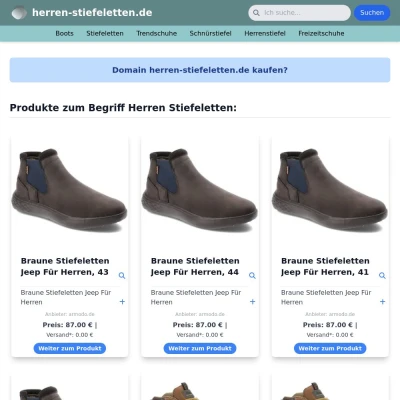 Screenshot herren-stiefeletten.de