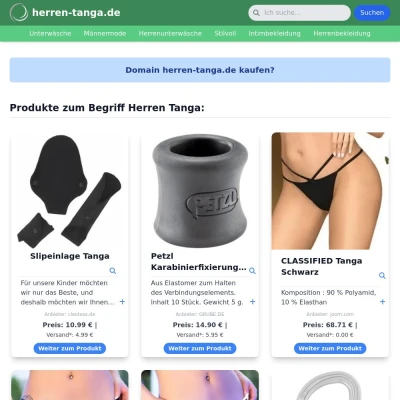 Screenshot herren-tanga.de