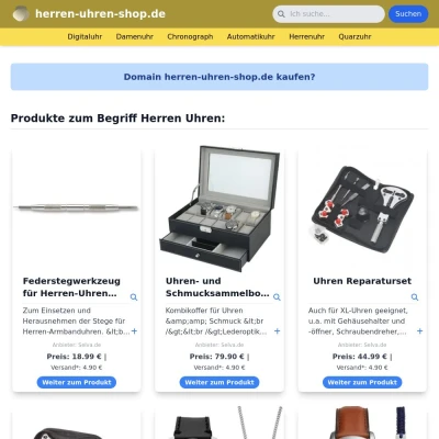 Screenshot herren-uhren-shop.de