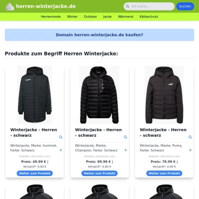 Screenshot herren-winterjacke.de