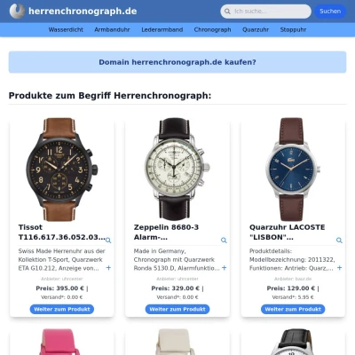 Screenshot herrenchronograph.de