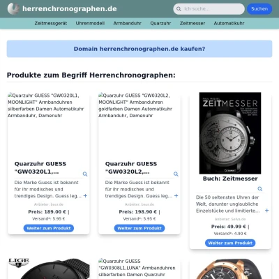 Screenshot herrenchronographen.de