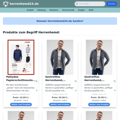 Screenshot herrenhemd24.de