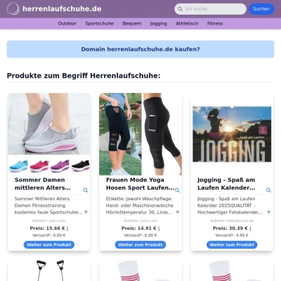 Screenshot herrenlaufschuhe.de