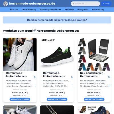 Screenshot herrenmode-uebergroesse.de