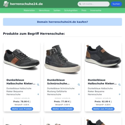 Screenshot herrenschuhe24.de