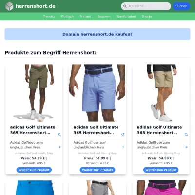 Screenshot herrenshort.de