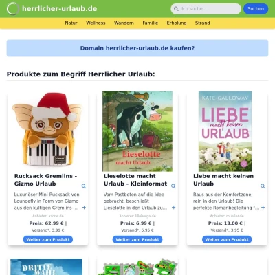 Screenshot herrlicher-urlaub.de