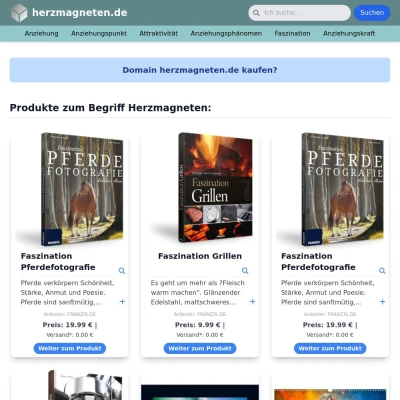 Screenshot herzmagneten.de