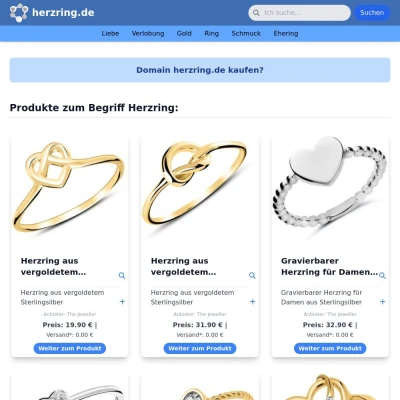 Screenshot herzring.de