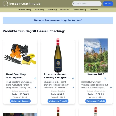 Screenshot hessen-coaching.de