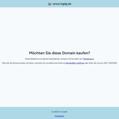 Screenshot hgdg.de