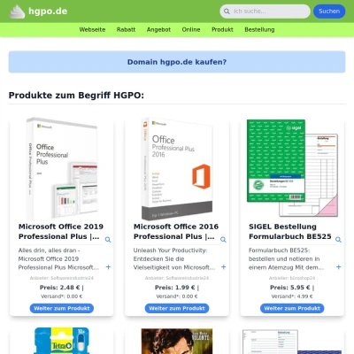 Screenshot hgpo.de