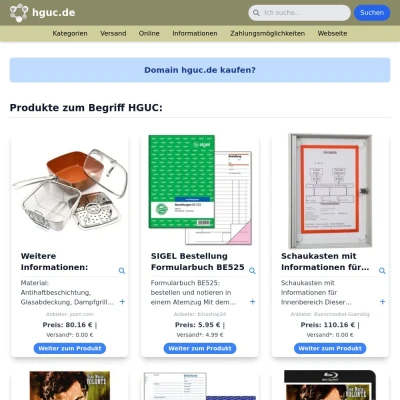 Screenshot hguc.de