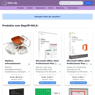 Screenshot hhlx.de