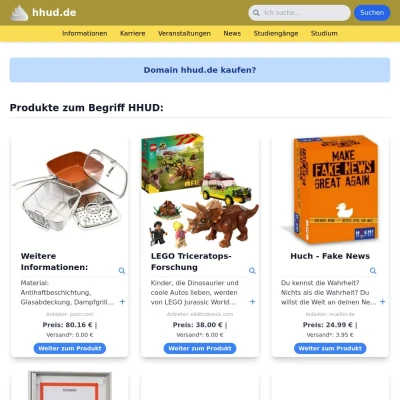 Screenshot hhud.de