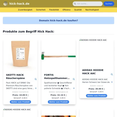 Screenshot hick-hack.de