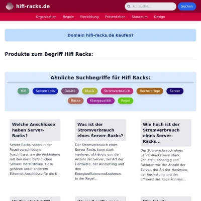 Screenshot hifi-racks.de