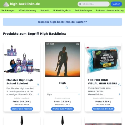 Screenshot high-backlinks.de