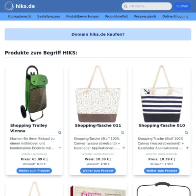 Screenshot hiks.de