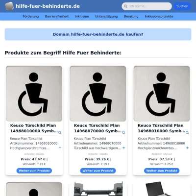 Screenshot hilfe-fuer-behinderte.de
