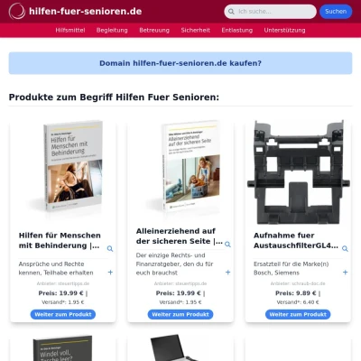 Screenshot hilfen-fuer-senioren.de