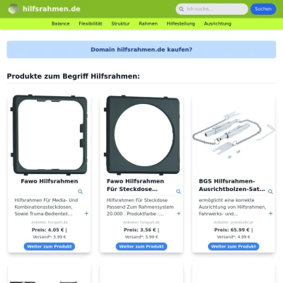 Screenshot hilfsrahmen.de
