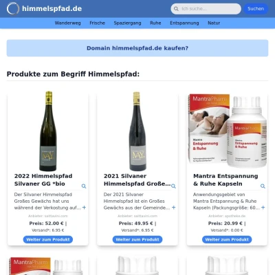 Screenshot himmelspfad.de