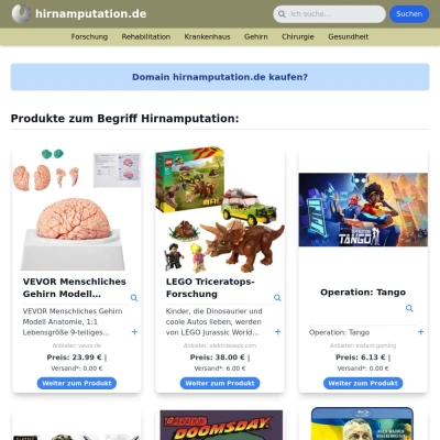 Screenshot hirnamputation.de