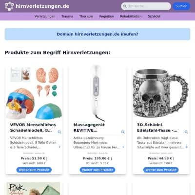 Screenshot hirnverletzungen.de