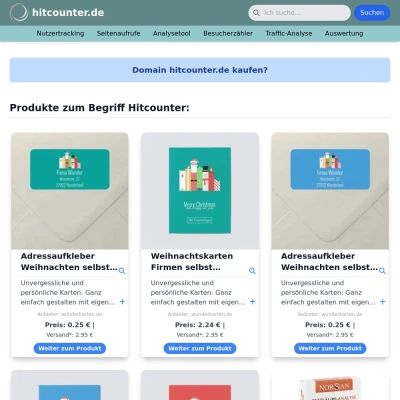 Screenshot hitcounter.de