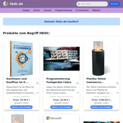 Screenshot hkdc.de