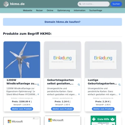 Screenshot hkmo.de