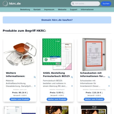 Screenshot hkrc.de